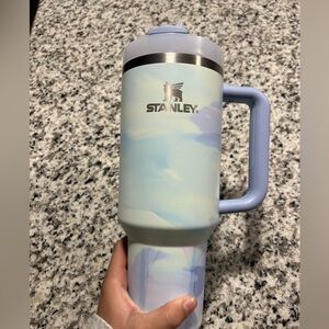 Cool serene brushstrokes Stanley tumbler 40oz